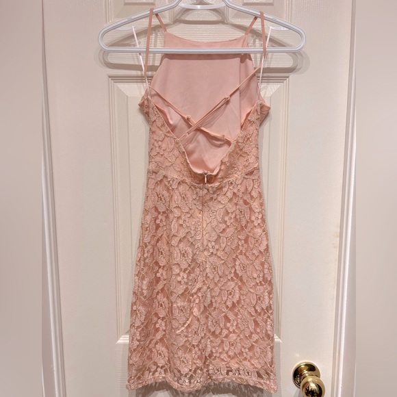 Backless Halter Mini Dress - Picture 2 of 3